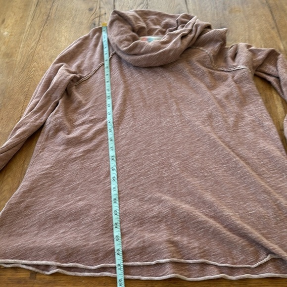 Free People Gray Cowl Neck Sweatshirt - Picture 5 of 7